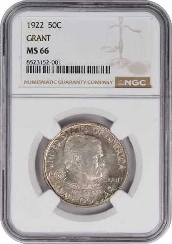グラント記念銀貨ハーフドル 1922年 MS66 NGC｜WORLD RESOURCE【QUEEN店】