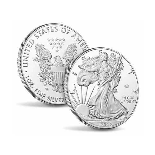 2020年 第二次世界大戦終結75周年記念 純銀貨 米国造幣局