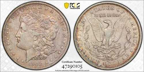 1903 O PCGS XF45 - 銀製モルガンドル - 1ドル米国コイン #45876A