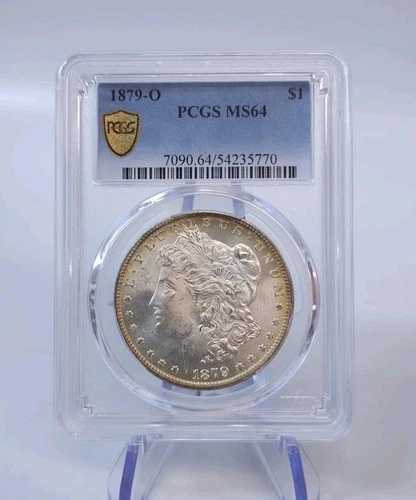 1879-O モーガン シルバー ダラー $1 PCGS MS64 フロスティ!