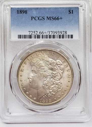 1898年 モルガン シルバー ダラー ジェム PCGS MS66+