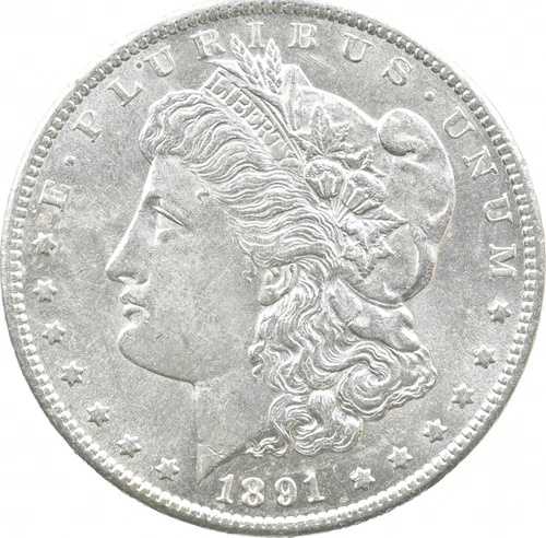 1891-CC モルガン銀貨 *7087