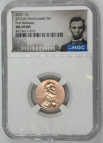 2025 P ペニー エイブラハム リンカーン シールド セント NGC MS 69??初リリース??