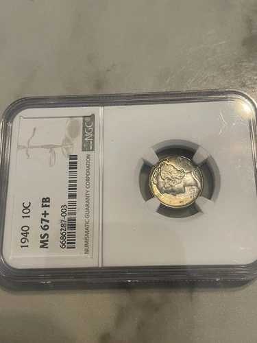 1940年 NGC Ms 67 + マーキュリーダイム スペクタキュラーバーゲン 送料無料