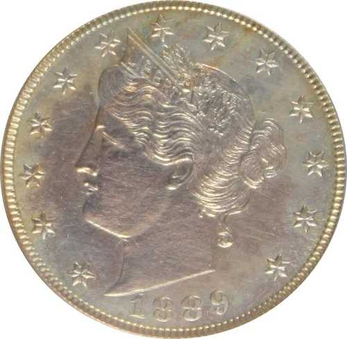 1889年 PR60 リバティニッケル、PCGS 9347067|WORLD RESOURCE【QUEEN店】