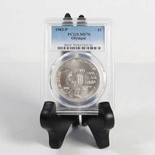 1983年オリンピックドル PCGS MS70 ***レヴ・タイのスタッシュ*** #0136400｜WORLD RESOURCE【QUEEN店】