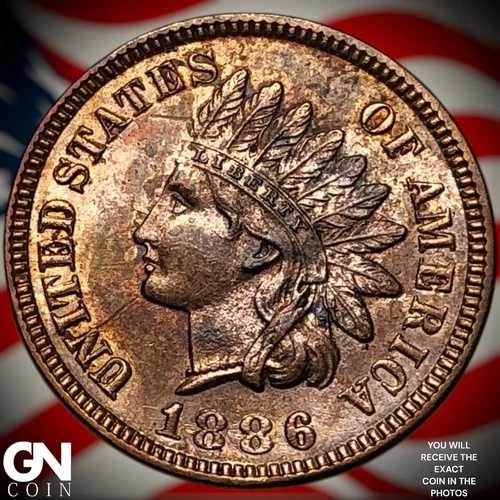 1886年 タイプ1 インディアンヘッド セントペニー Z6829｜WORLD RESOURCE【QUEEN店】