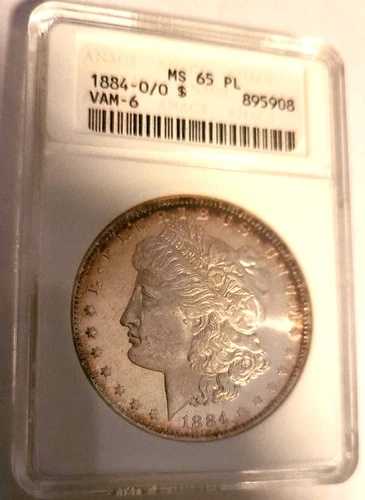 1884 O モルガン銀貨 ANACS MS 65 PL プルーフ｜WORLD RESOURCE【QUEEN店】