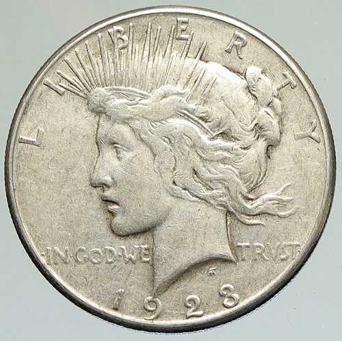 1923年 S US アンティーク シルバー ピースドル アメリカ合衆国コイン リバティ＆イーグル i111887｜WORLD RESOURCE【QUEEN店】