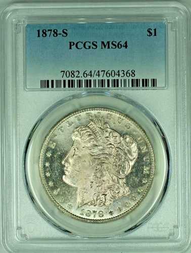 1878-S モルガン銀貨 トーン PCGS MS 64 C 47|WORLD RESOURCE【QUEEN店】