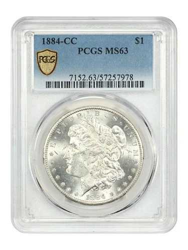 1884-CC $1 PCGS MS63 - モルガン・ダラー｜WORLD RESOURCE【QUEEN店】