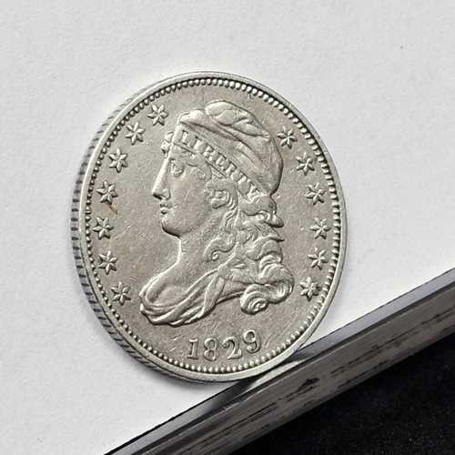 1829年製 バストダイム - AUディテール、クリーニング済み (#58736-L)｜WORLD RESOURCE【QUEEN店】