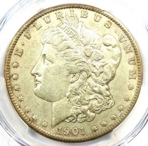 1901-S モルガン シルバー ダラー 1 ドル コイン - 希少年号 - PCGS AU 認定 詳細｜WORLD RESOURCE【QUEEN店】 98,010円