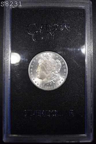 1882-CC *GSA* モルガン銀貨 箱/COAなし \
