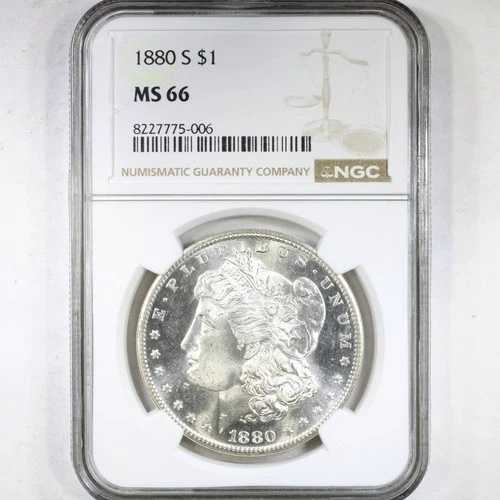 1880-S $1 NGC MS66 - モルガン・ダラー｜WORLD RESOURCE【QUEEN店】