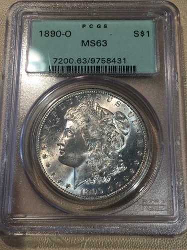 1890-O モルガン・ダラー - PCGS MS 63 Very PQ - 正確なコイン #8431 を表示｜WORLD RESOURCE【QUEEN店】