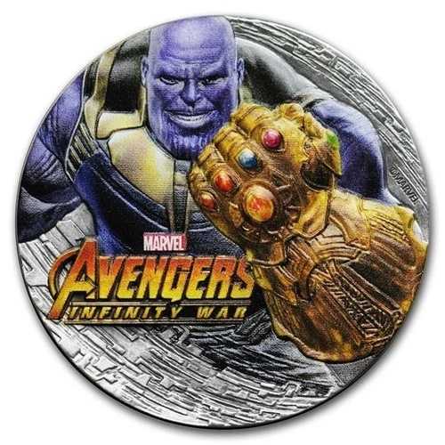 2018年 フィジー 2オンス シルバー アベンジャーズ インフィニティ・ウォー サノス｜WORLD RESOURCE【QUEEN店】