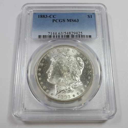 1883 CC カーソンシティ PCGS MS63 - シルバー モルガン ダラー 1 ドル US コイン #54708A