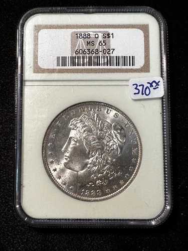 1888年 O モルガン・ダラー NGC MS 65 027