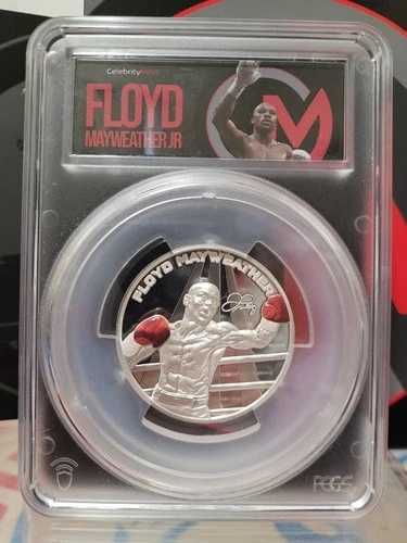 2024年 フロイド・メイウェザー・ジュニア コイン PCGS ジェムプルーフ 5ドル サモアコイン 限定399枚 2オンス