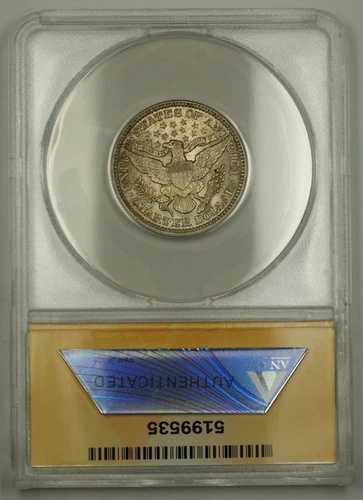 1914年 バーバー シルバー クォーターコイン ANACS AU-55 (ベターコイン)