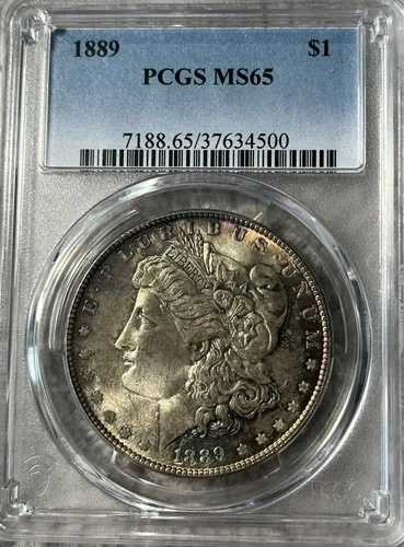 1889年 PCGS MS65 モルガン銀貨