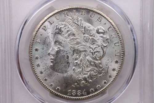 1884年製 モルガン銀貨、PCGS MS-62、GSA、お手頃価格コイン、セール番号353453｜WORLD RESOURCE【QUEEN店】