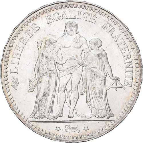 [#1213755] フランス、5フラン、エルキュール、1873年、パリ、銀、MS、ガドゥリー：745、a