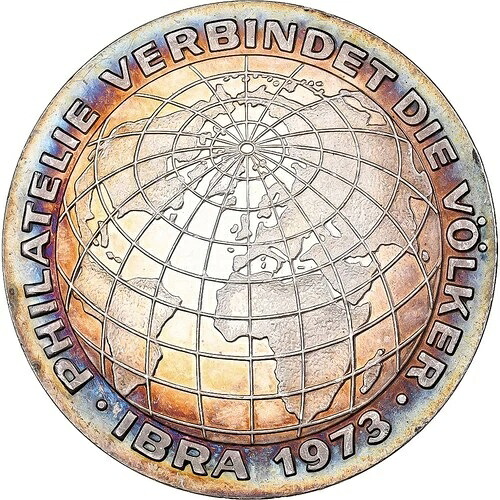 [#1506012] ドイツ、メダル、ミュンヘン国際切手博覧会、1973年、銀、｜WORLD RESOURCE【QUEEN店】