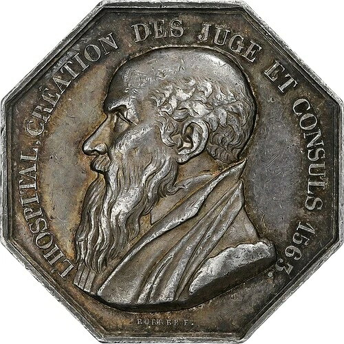 [#1510289] フランス、ランス、Michel de L\'Hospital、コードド??コマース、1808、シルバー、 -｜WORLD RESOURCE【QUEEN店】