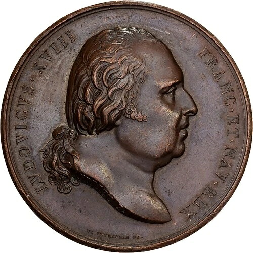 [#1508765] フランス、メダル、ルイ 18 世、ネサンス ダンリ 5 世、1820 年、ブロンズ、アンドル、｜WORLD RESOURCE【QUEEN店】