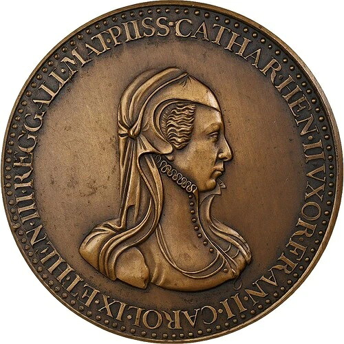 [#1287697] フランス、メダル、カトリーヌ・ド・メディシス・エ・セ・フィルス、ブロンズ、ミシシッピ州｜WORLD RESOURCE【QUEEN店】