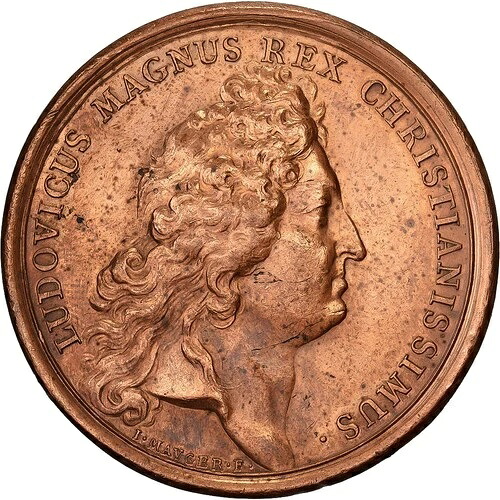 [#398878] フランス、勲章、ルイ 14 世、Le Roi d'Angleterre R?fugi? en France、1689 年、｜WORLD RESOURCE【QUEEN店】