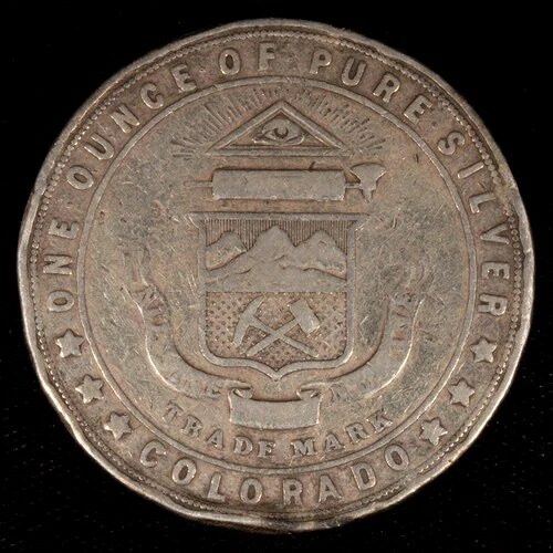 1933年 コロラドの世紀の進歩 いわゆるドル1オンス銀貨