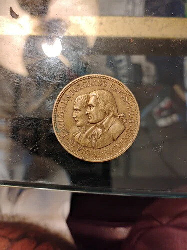 1904年ルイジアナ買収博覧会公式メダル