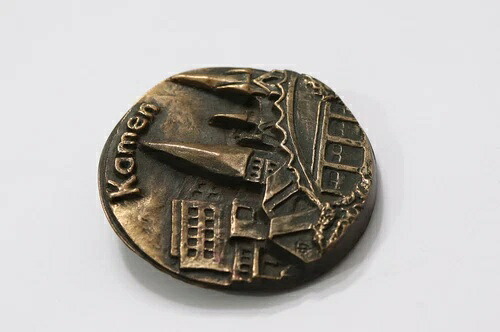 ドイツ ハイリリーフ Schwere Bronzegu?medaille o.J.シュタットタンシヒト / アルテスシュタットツィエ|WORLD RESOURCE【QUEEN店】