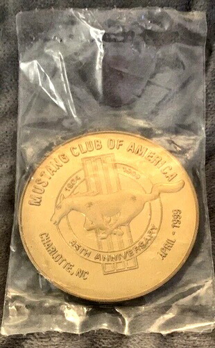 1999年ヴィンテージ ムスタングクラブオブアメリカ記念メダリオンコイン 35周年記念 42,900円