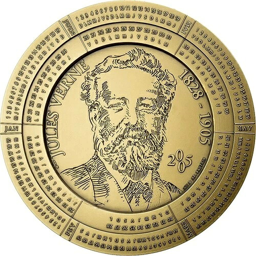 [#397488] フランス、メダル、ジュール・ヴェルヌ、2005、銅メダル、ヴォートラン、ミシシッピ州 48,840円
