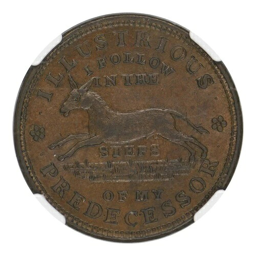 1837年ハードタイムズトークン「傑出した先駆者」NGC AU-58 BN