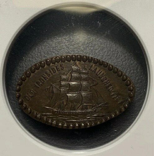 オールド・アイアンサイド 細長い 1898年 インディアンセント NGC MS66 シップス M&D-5 トップポップ 1/0