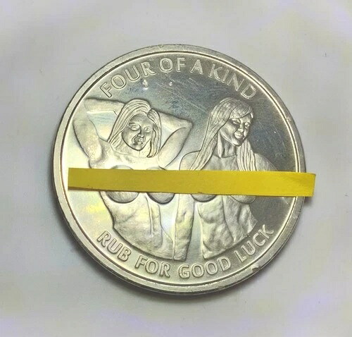 フォー・オブ・ア・カインド ラブ・フォー・グッド・ラック アート ラウンド 1オンス .999 ファインシルバー 44,330円