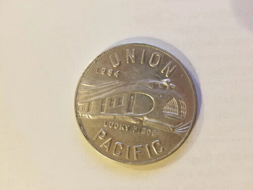 1934年ユニオンパシフィックトークンアルミニウムコレクターズアイテム