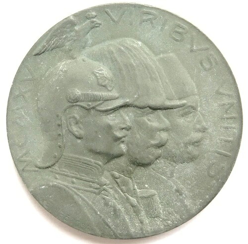 [R3922] メダル 1915、1. 第二次世界大戦、ドライブント、ヴィリバス ユニティス、サイン入りワインバーガー 44,330円