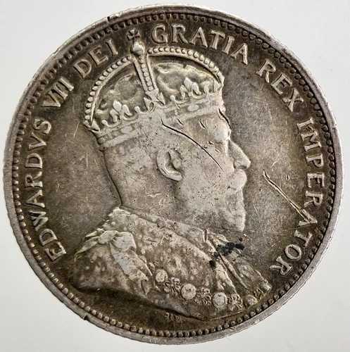 1902年カナダ25セント銀貨 | 非常に高いグレード | a5083