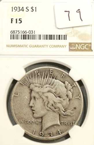 1934年-Sピース シルバードル NGC F-15 #6-031-