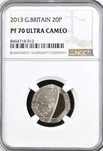 2013年 20ペンス 20ペンス NGC PF70 英国王立造幣局