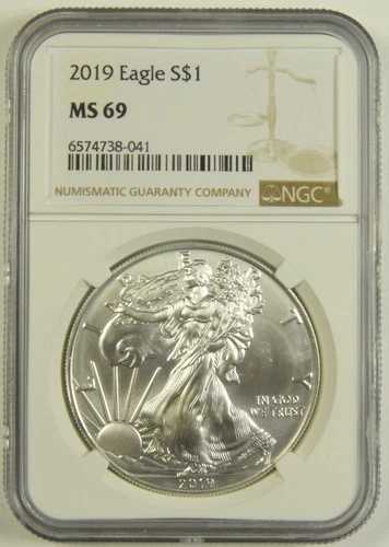 2019年 シルバーイーグル NGC MS-69 #38-041