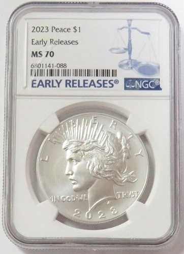 2023年 ピース シルバー ドル NGC ミント ステート 70 アーリーリリース