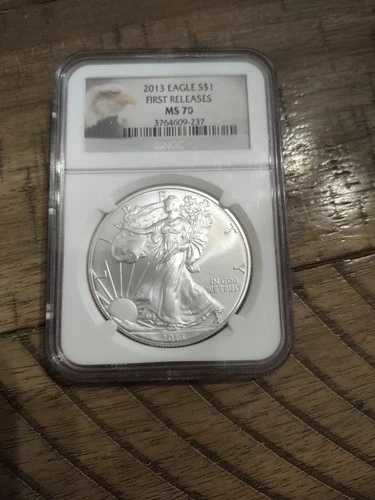2013年 アメリカン シルバー イーグル $1 NGC MS 70 ミントステート 70 ファーストリリース 71,500円