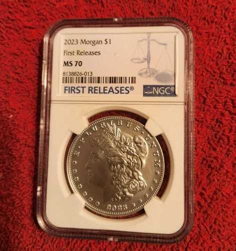 2023年モルガン銀貨NGC MS 70ファーストリリース 71,500円
